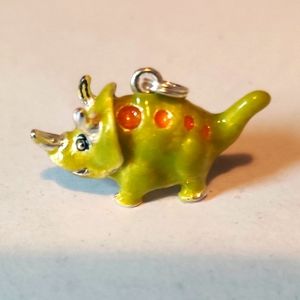 Triceratops pendant